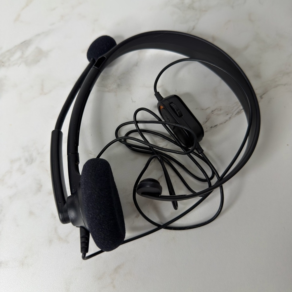 Xbox 360 wired chat headset